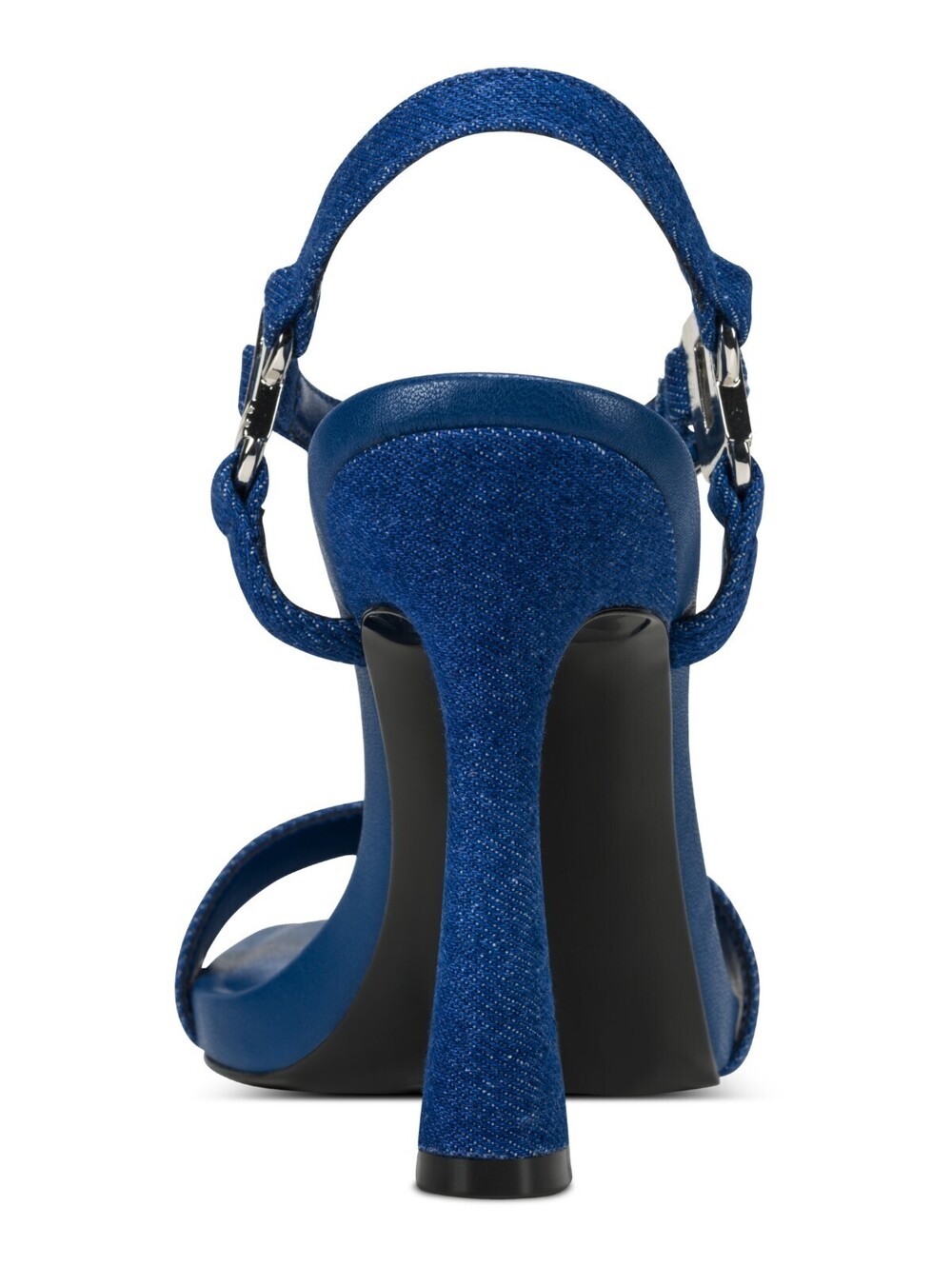 KARL LAGERFELD PARIS Womens Cybil High-Heel Sandal Blue 7.5M - Picture 3 of 5